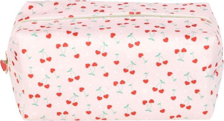 Actual product image Something Different Heart Cherry Toiletry Bag