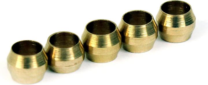Produktbild MicroSwiss Micro Swiss Spare 4mm brass Compression Sleeves (Pack of 5)