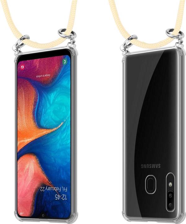 Produktbild Cadorabo TPU Handy Kette SILBER Cover