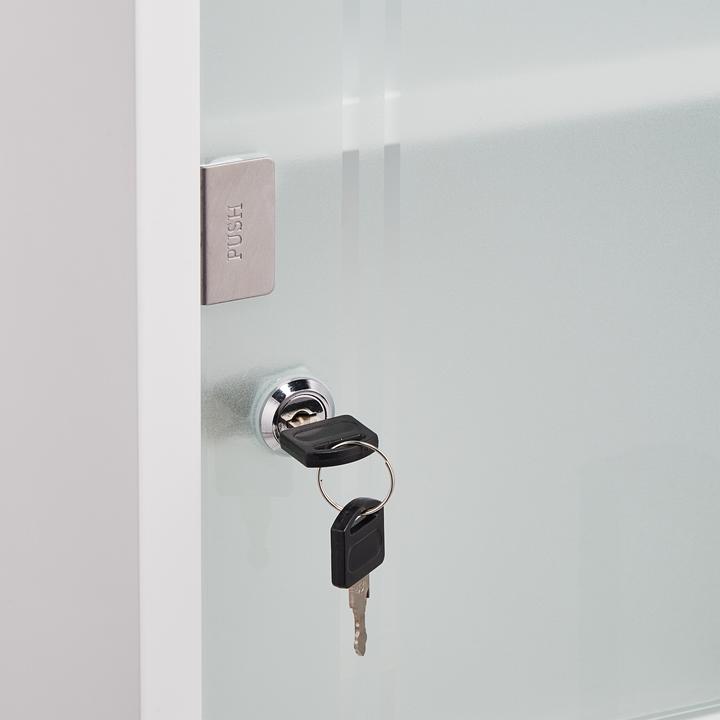 Image du produit Relaxdays Armoire à pharmacie (27 x 12 x 65 cm)