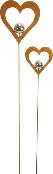 Angela Bruderer Herzstecker «Silberkugel» 2er-Set