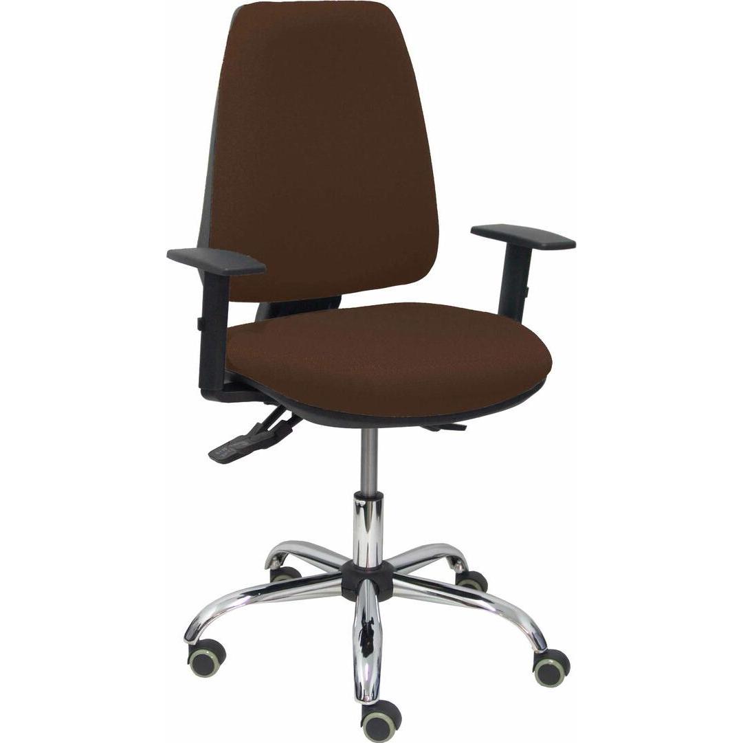 Piqueras y Crespo, Bürostuhl, Bürostuhl Elche S P&C RBFRITZ Dunkelbraun