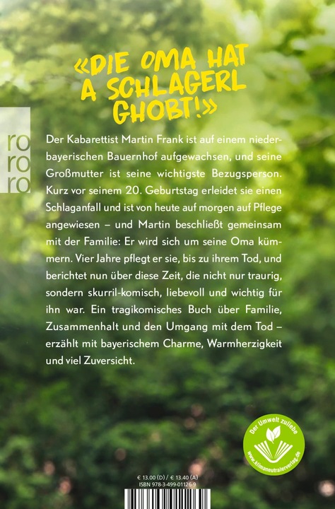 Produktbild Oma, ich fahr schon mal den Rollstuhl vor! (Deutsch, Martin Frank, 2023)