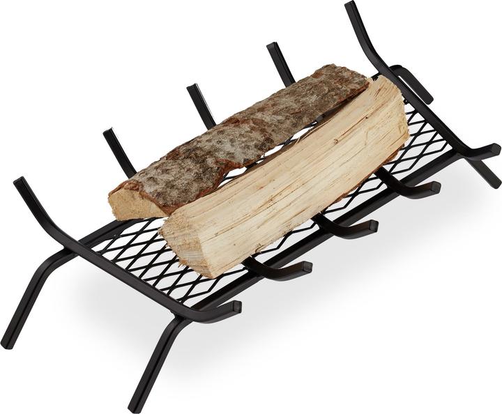 Immagine prodotto Relaxdays Brucialegna da camino con 4 piedi (58 x 28 x 16 cm)
