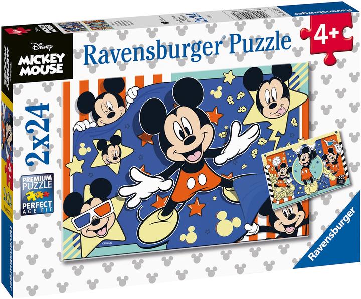 Produktbild Ravensburger Mickey Mouse im Kino Puzzle (24 Teile)