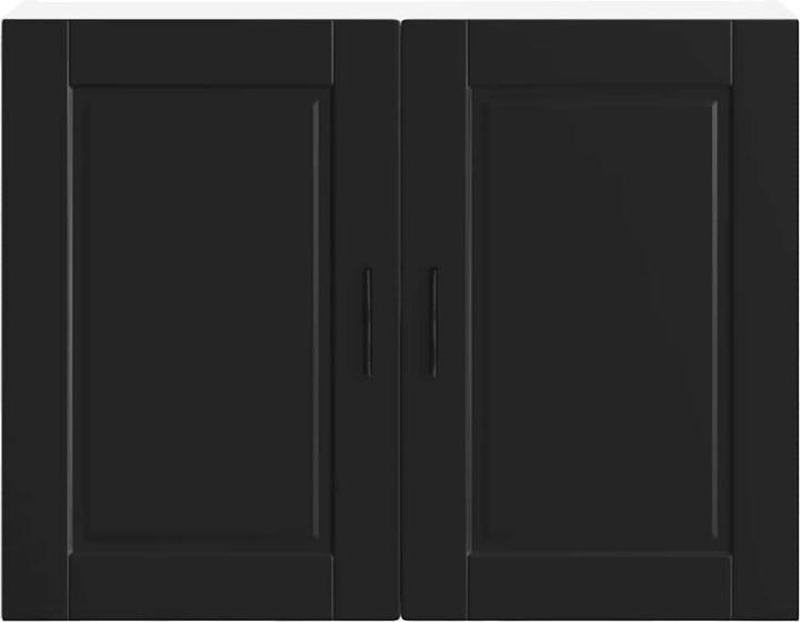 Immagine prodotto VidaXL Parete attrezzata per cucina Porto Black Parete attrezzata in legno Cucina (80 x 31 x 60 cm)