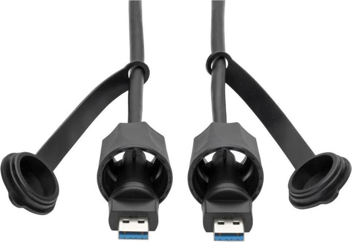 Eaton TRIPPLITE USB-A Male to USB-A Male Cable SuperSpeed 3.0/3.1 Industrial 6ft. 1,83m - IP68 Shiel (1.83 m, USB 3.2 Gen 1)