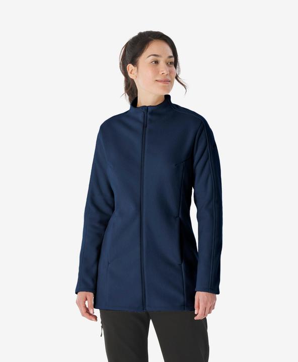 Image du produit Quechua Polaire de randonnée montagne longue femme, MH500 full zip noir (L)