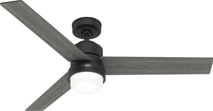 Actual product image Hunter Fans Deckenventilator Greenville Schwarz mit Licht (39 dB)