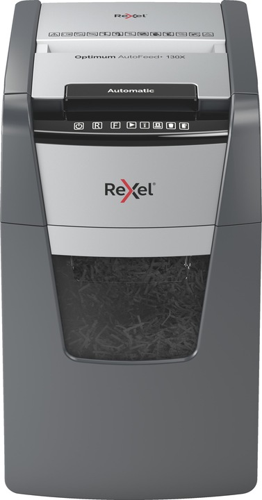 Immagine prodotto Rexel Trituratore Optimum AutoFeed+ 130X Taglio di particelle 4 x 28 mm 44 l Numero di fogli (max.): 130 (Taglio delle particelle)