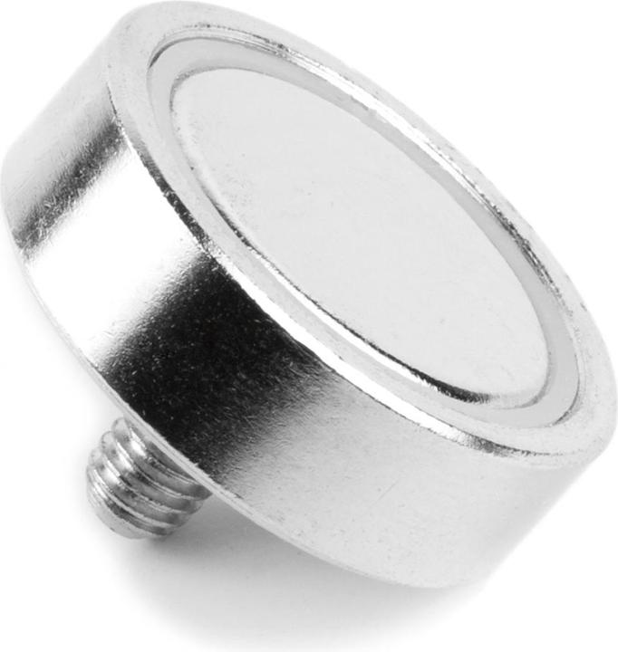 Actual product image Supermagnete Pot magnet with threaded stud (1x)