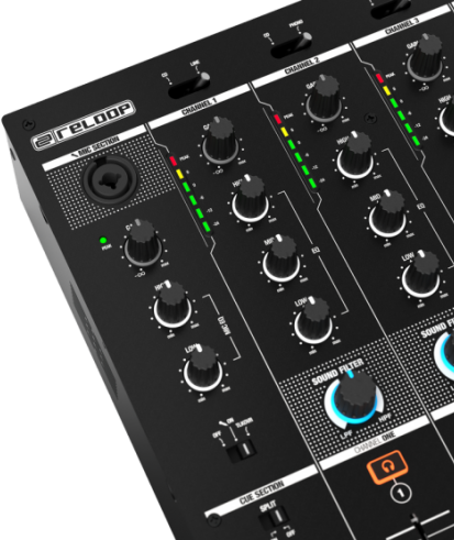 Actual product image reloop DJ mixer RMX-44BT 4-channel (DJ controller)