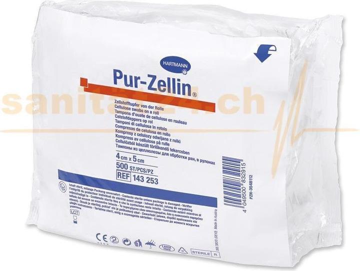 Produktbild Hartmann Pur-Zellin Zellstofftupfer Steril