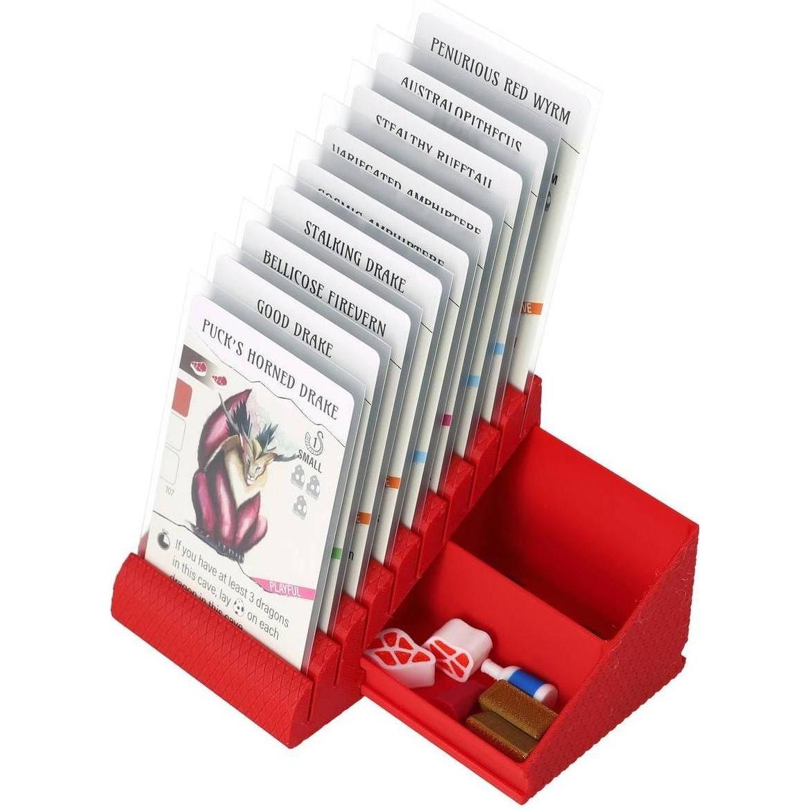 Feldherr Kartenhalter mit Tokenfach für Schwingenschlag – Für 9 Drachenkarten + Spielmaterial (Materiale sintetico)