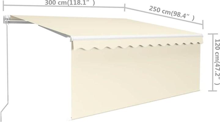 Produktbild vidaXL Markise (3 m)