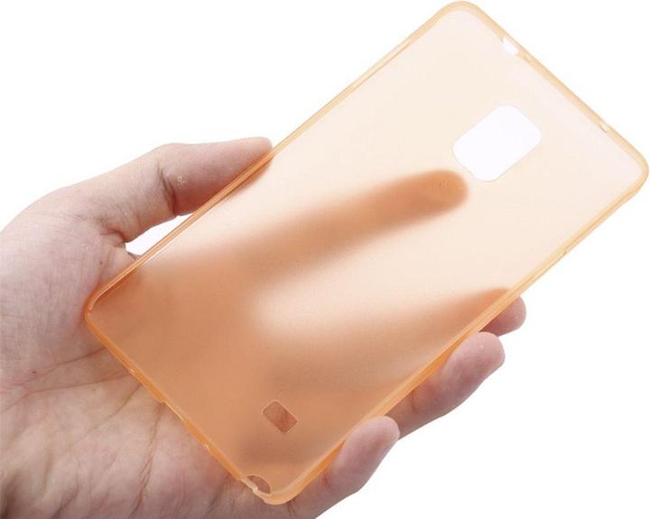 Produktbild König Design Schutzhülle Case Ultra Dünn 0,3mm für Handy Samsung Galaxy Note 4 SM N910 Orange (Samsung Galaxy Note 4)