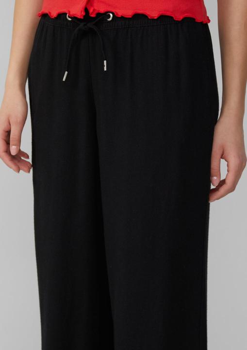 Produktbild S.Oliver Hose Leinenmixhose mit Gummizug und weitem Bein (W32/L32)