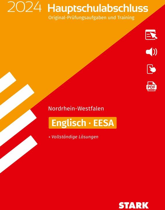 Actual product image Original exams and training - Hauptschulabschluss 2024 - English - NRW (English, German, Sandra Klüser-Hanné, Martin Paeslack)