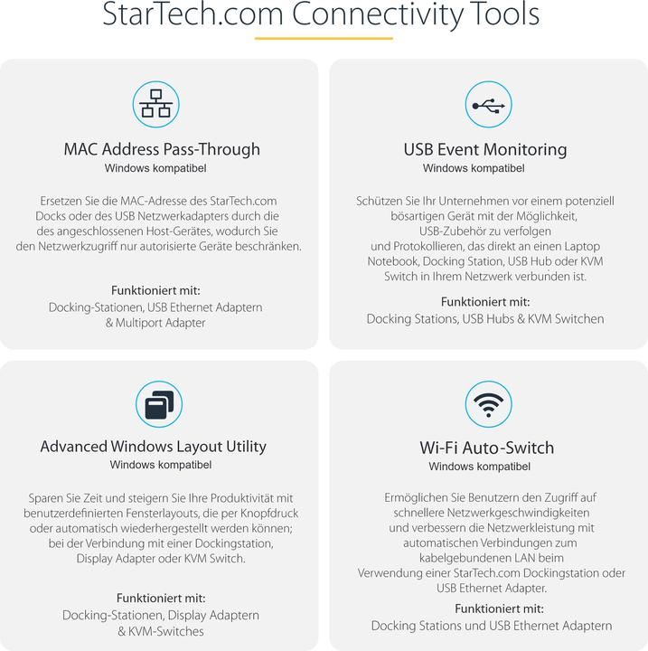 Produktbild StarTech Multiport Adapter (USB-C, 4 Ports)