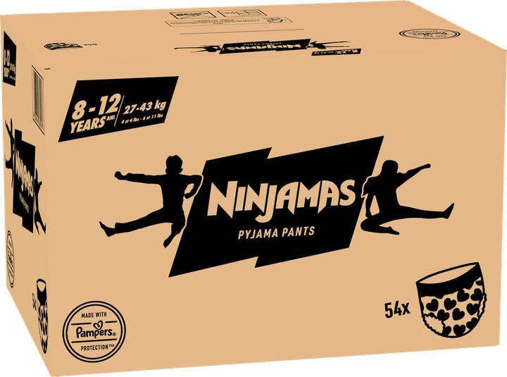 Produktbild Pampers Ninjamas (Gr. L, Monatsbox, 54 Stk.)