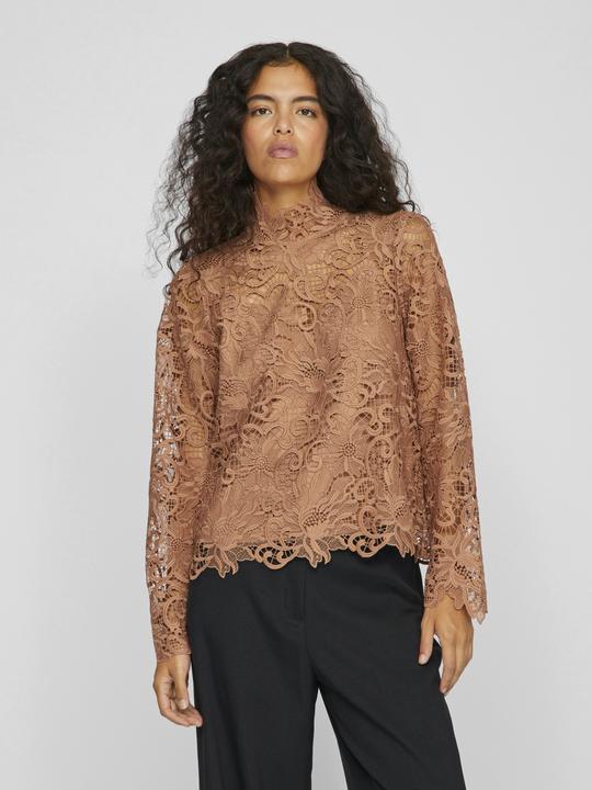 Produktbild Vila Spitzen Oberteil mit langen Ärmeln (38)