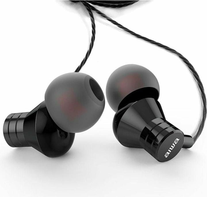 Actual product image Aiwa Headphones USB-C Estm-50 Black (NC, Cable)