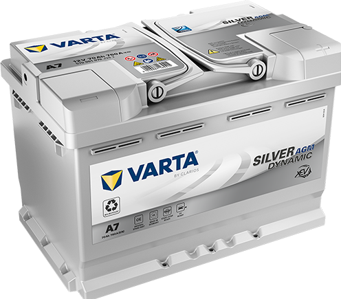 Produktbild Varta Silver Dynamic AGM A7 (12 V, 70 Ah, 760 A)