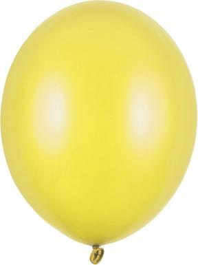 Produktbild Partydeco Luftballons 12cm Zitrone metallisch (100Stk) (100 x)