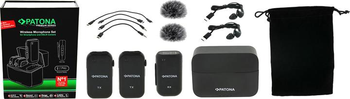 Produktbild Patona Wireless Mikrofon Set DSLR/ Phone