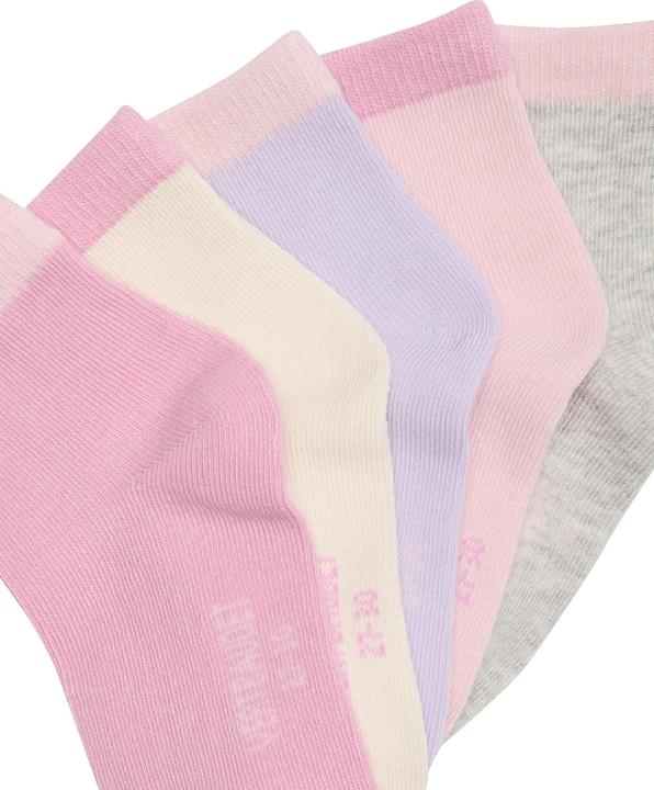 Actual product image Vertbaudet 5er-Pack zweifarbige Mädchen Socken BASIC (5-pack, 19 - 22)