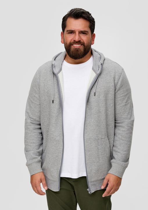 Produktbild s.Oliver Sweatshirt Jacke Sweatjacke mit Kapuze (XXL)