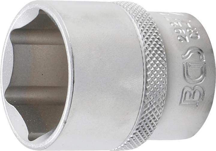 Actual product image BGS Socket, Hexagon | 12.5 mm (1/2") Drive | 27 mm (27 mm)
