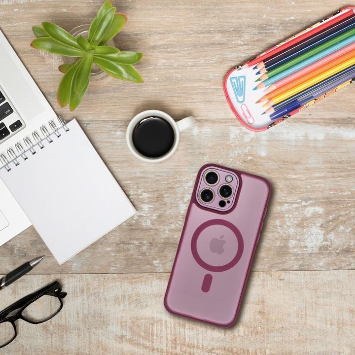 Image du produit 4Kom Back panel cover OEM VARIETE MAG COVER Case compatible with MagSafe for IPHONE 12 MINI purple (Apple iPhone 12 mini)