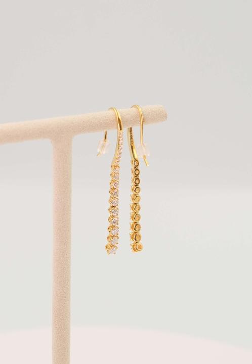 Produktbild Muau Diamantohrhänger (750/18K Gelbgold)