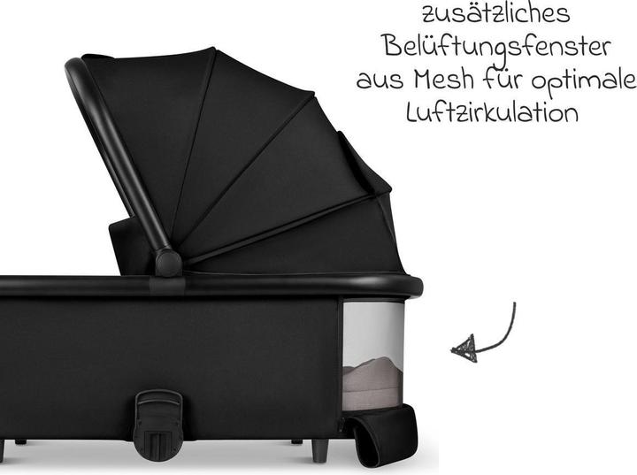 Produktbild ABC Design circle by Kombikinderwagen Kombi-Kinderwagen S Three bis 22 kg mit Babywanne