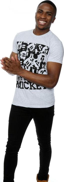Immagine prodotto Disney Mickey Mouse Grid Maglietta Uomo (XL)