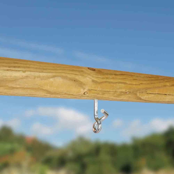 Produktbild GAH Alberts Schaukelhaken 12 x 160 mm Holzgewinde blau verzinkt (1 Stk.)