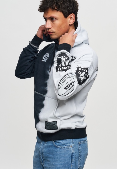 Produktbild Recovered Re:covered Fleece Hoody - INK DYE Las Vegas Raiders - L (L)