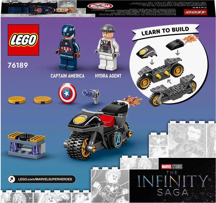 Immagine prodotto LEGO Duello tra Capitan America e l'HYDRA (76189, LEGO Marvel)
