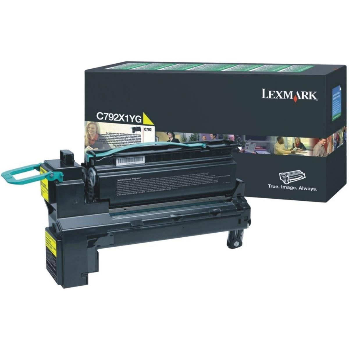 Lexmark, Toner, C792x1yg (Y)