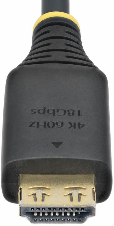 Produktbild StarTech HDMI Cable - Gripping Gripping Connectors/4k 60hz/Hdr1 (0.50 m)