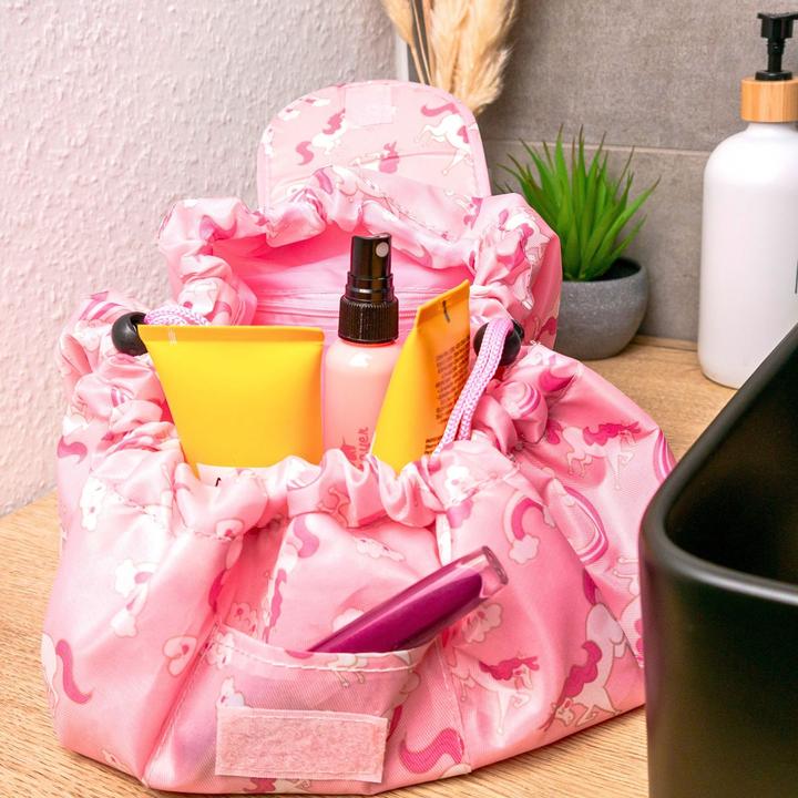 Produktbild Intirilife Kosmetiktasche in ROSA WEISSE PFERDE