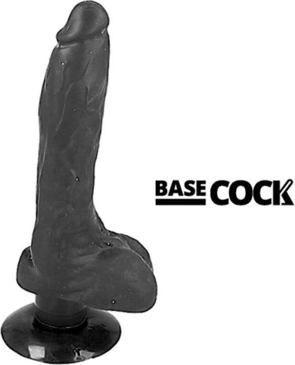 Produktbild Basecock REALISTIC VIBRATOR 2-1 SCHWARZ 18.5CM