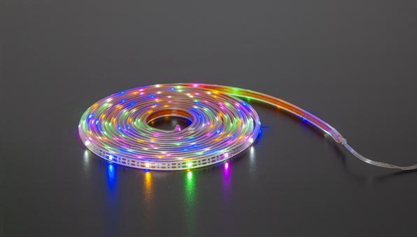 Actual product image Star Trading Solar Light Chain Strip Light (RGB, 500 cm, Outdoor)