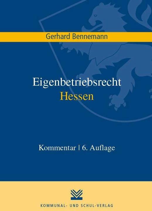 Produktbild Eigenbetriebsrecht Hessen (Deutsch, Gerhard Bennemann, 2019)