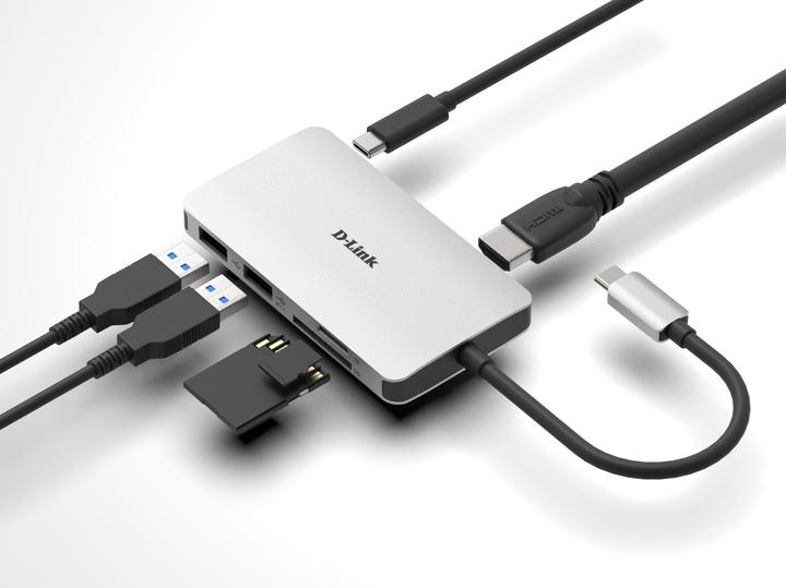 Productafbeelding D-Link DUB-M610 (USB-C, 2 Havens)