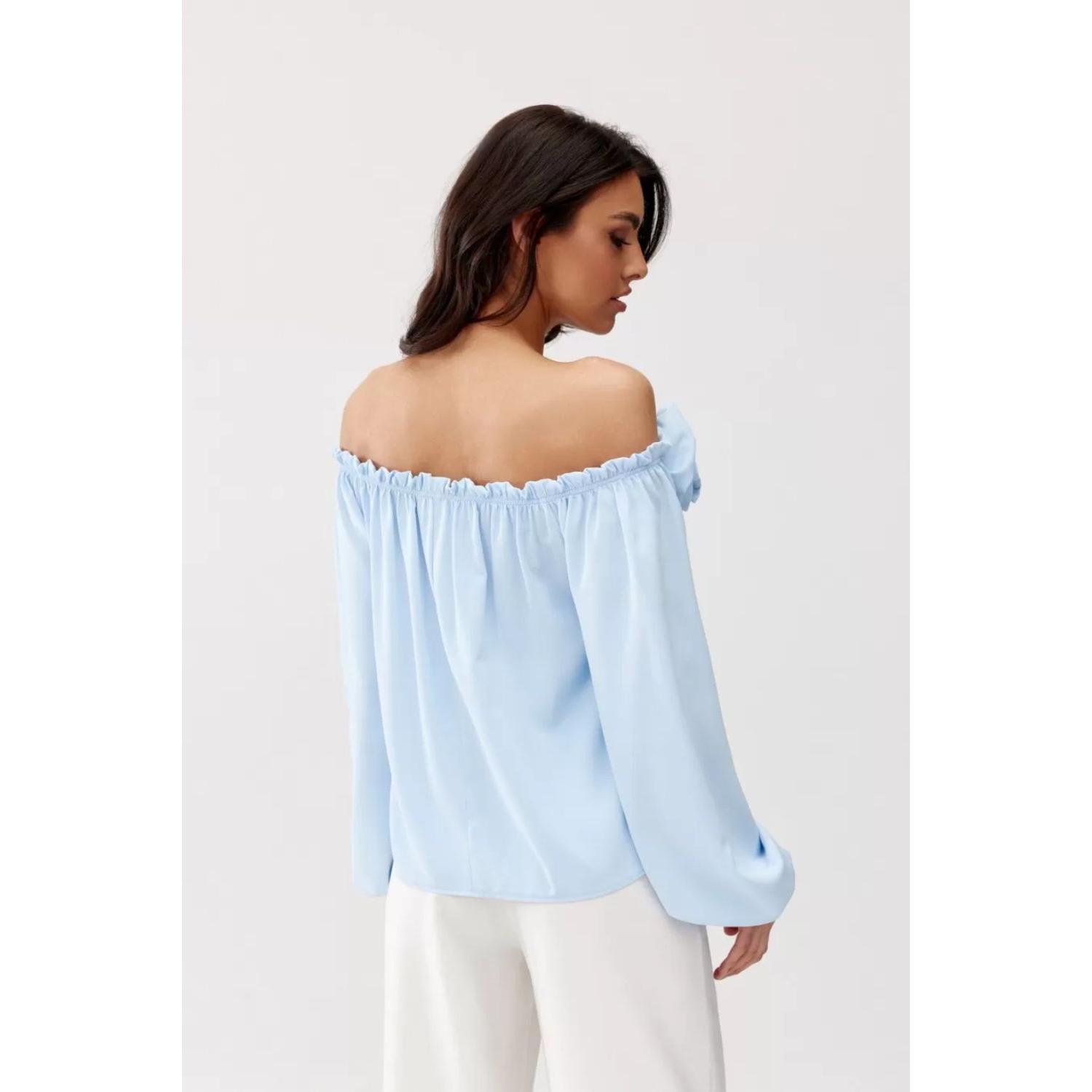Thumbnail - Roco Fashion, Bluse, Bluse model, Blau, (36)