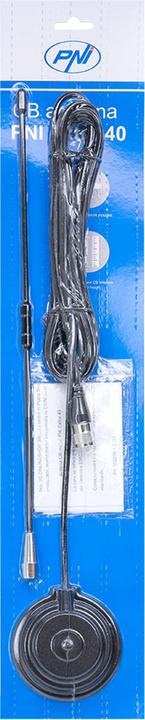 Immagine prodotto PNI Antenna CB Extra 40, incluso magnete, lunghezza 45 cm, 30 W, 26-30 MHz, SWR 1.0, fibra di vetro