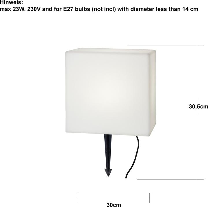 Produktbild Star Trading Gardenlight (E27, IP65)