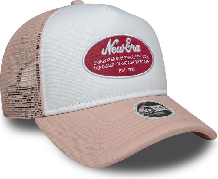 Immagine prodotto New Era Damen A-Frame Trucker Cap - Retro Brand Patch Rose